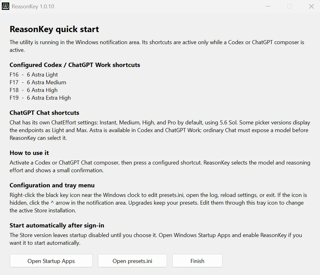 ReasonKey screenshot 1
