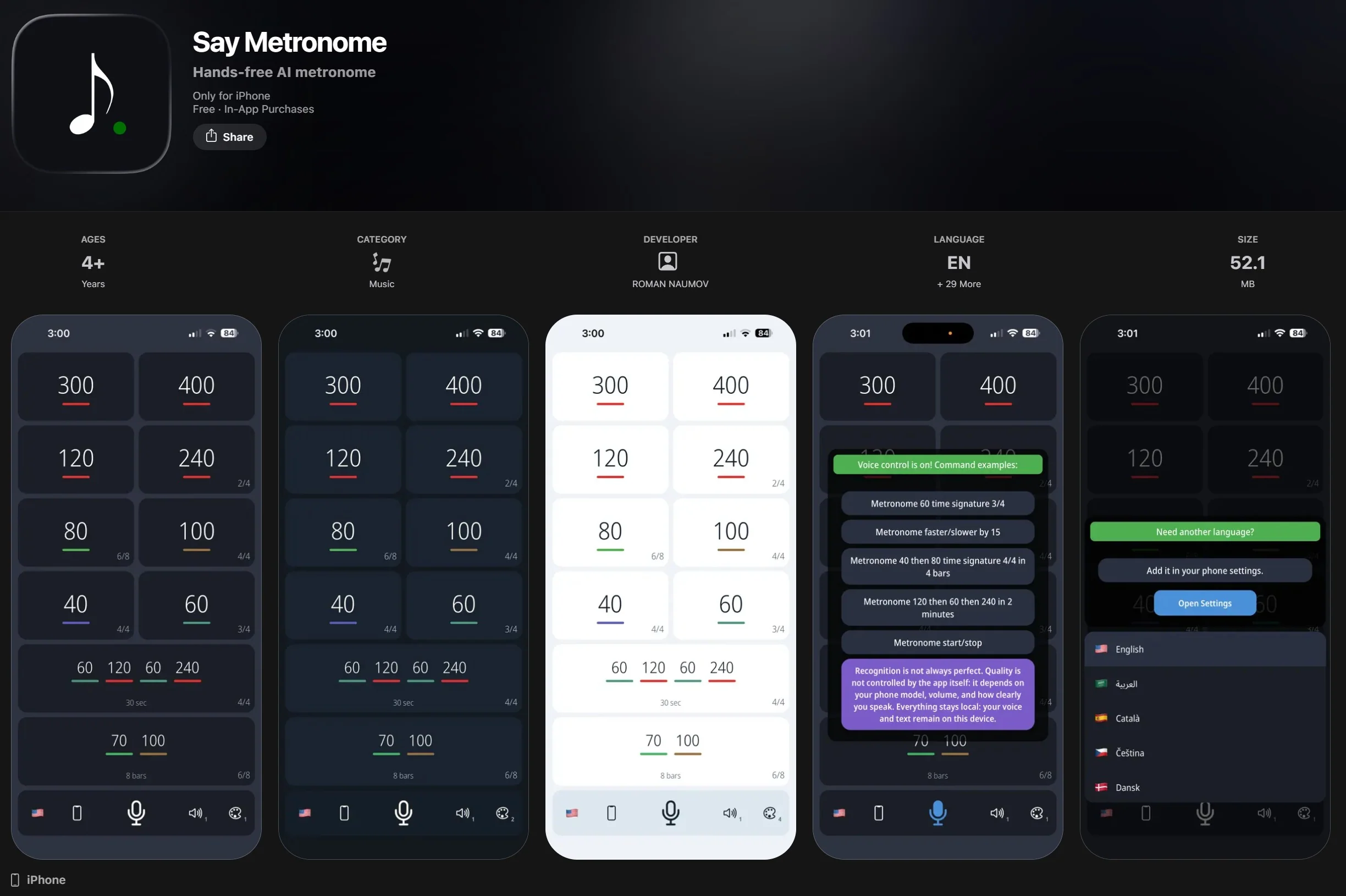 Say Metronome